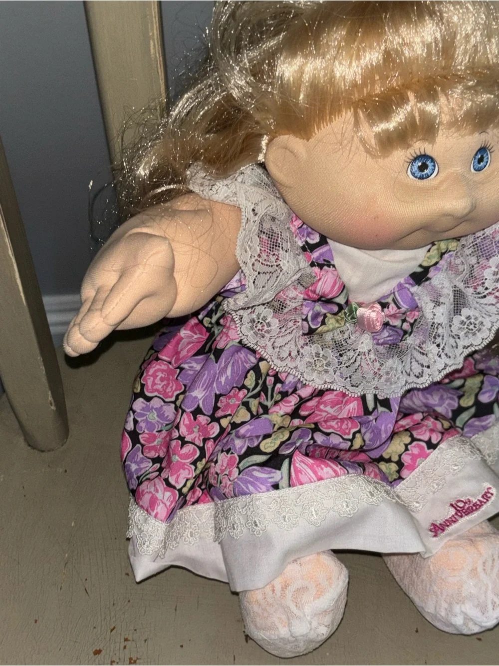Cabbage patch kids. 10th Anniversary Flora Dress Girl Doll